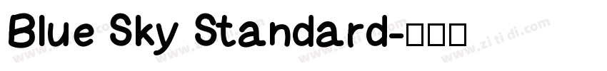 Blue Sky Standard字体转换